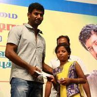 Vishal distributed 10 thousand note books to poor Students Photos | Picture 1061044