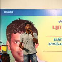 Vishal distributed 10 thousand note books to poor Students Photos | Picture 1061091