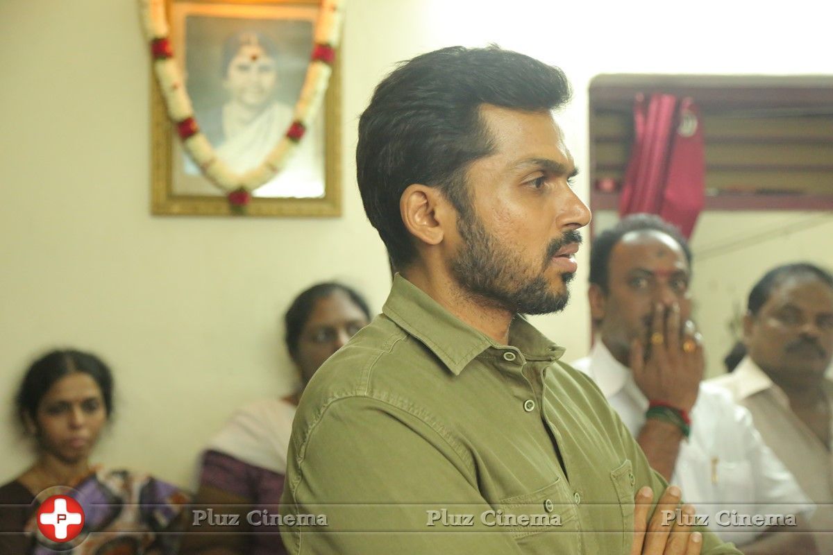 Karthi - Kollywood Pays Its Last Respects To Director K Subhash Photos | Picture 1438162