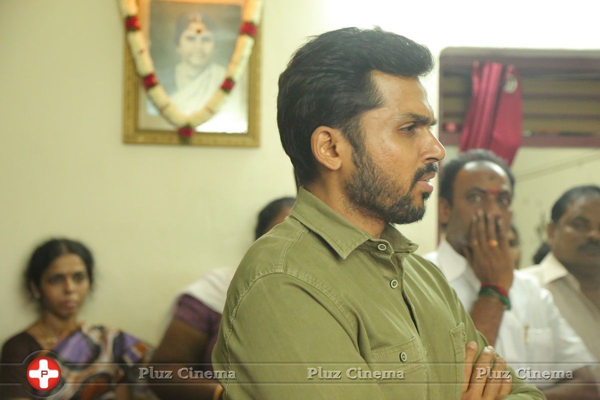 Karthi - Kollywood Pays Its Last Respects To Director K Subhash Photos | Picture 1438163