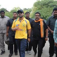 Ram Charan Teja - Celebs at Memu Saitam Cricket Match 2014 Photos