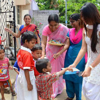 Manali Rathod celebrates her birthday with Orphanage Students Photos | Picture 1064242