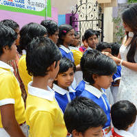 Manali Rathod celebrates her birthday with Orphanage Students Photos | Picture 1064244