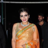 Raveena Tandon Hot in Saree at TSR TV9 National Film Awards Photos | Picture 1070095