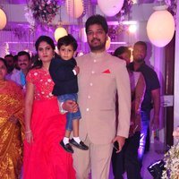 Talasani Sreenivas Yadav Yaughter Swathi and Ravi kumar Wedding Reception Photos