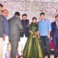 Talasani Sreenivas Yadav Yaughter Swathi and Ravi kumar Wedding Reception Photos | Picture 1434277