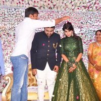 Talasani Sreenivas Yadav Yaughter Swathi and Ravi kumar Wedding Reception Photos | Picture 1434484