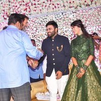 Talasani Sreenivas Yadav Yaughter Swathi and Ravi kumar Wedding Reception Photos | Picture 1434069