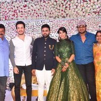 Talasani Sreenivas Yadav Yaughter Swathi and Ravi kumar Wedding Reception Photos | Picture 1434476