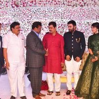 Talasani Sreenivas Yadav Yaughter Swathi and Ravi kumar Wedding Reception Photos | Picture 1434241