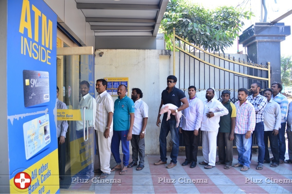 Ravibabu in ATM Queue with Piglet Photos | Picture 1438323