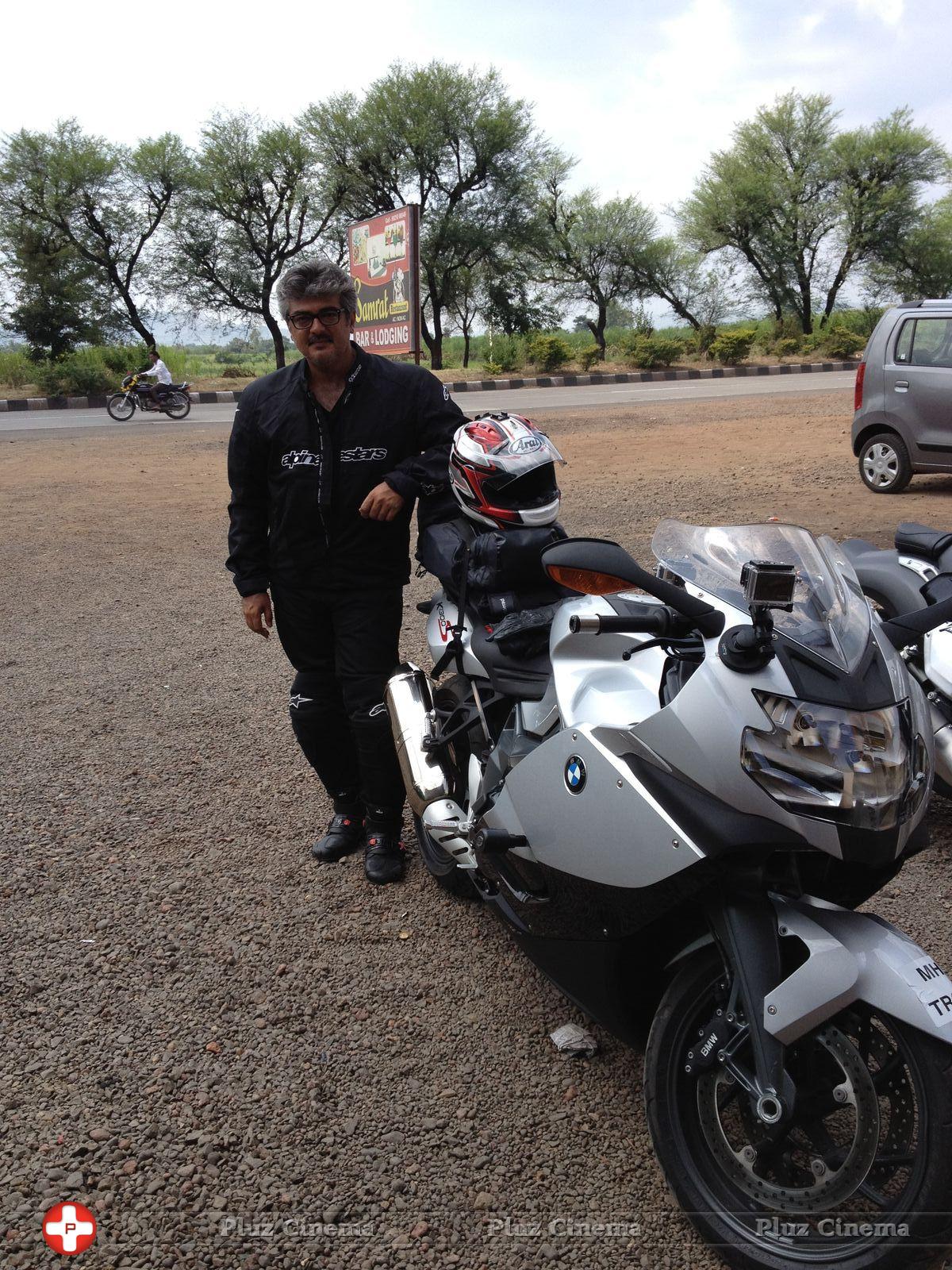 Ajith Kumar trip from Pune to Chennai in BMW K 1300 S bike Photos | Picture 607731