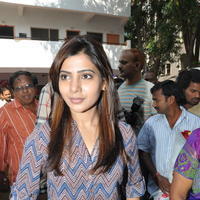 Samantha at Bellamkonda Suresh Birthday Celebrations 2013 Photos | Picture 662972