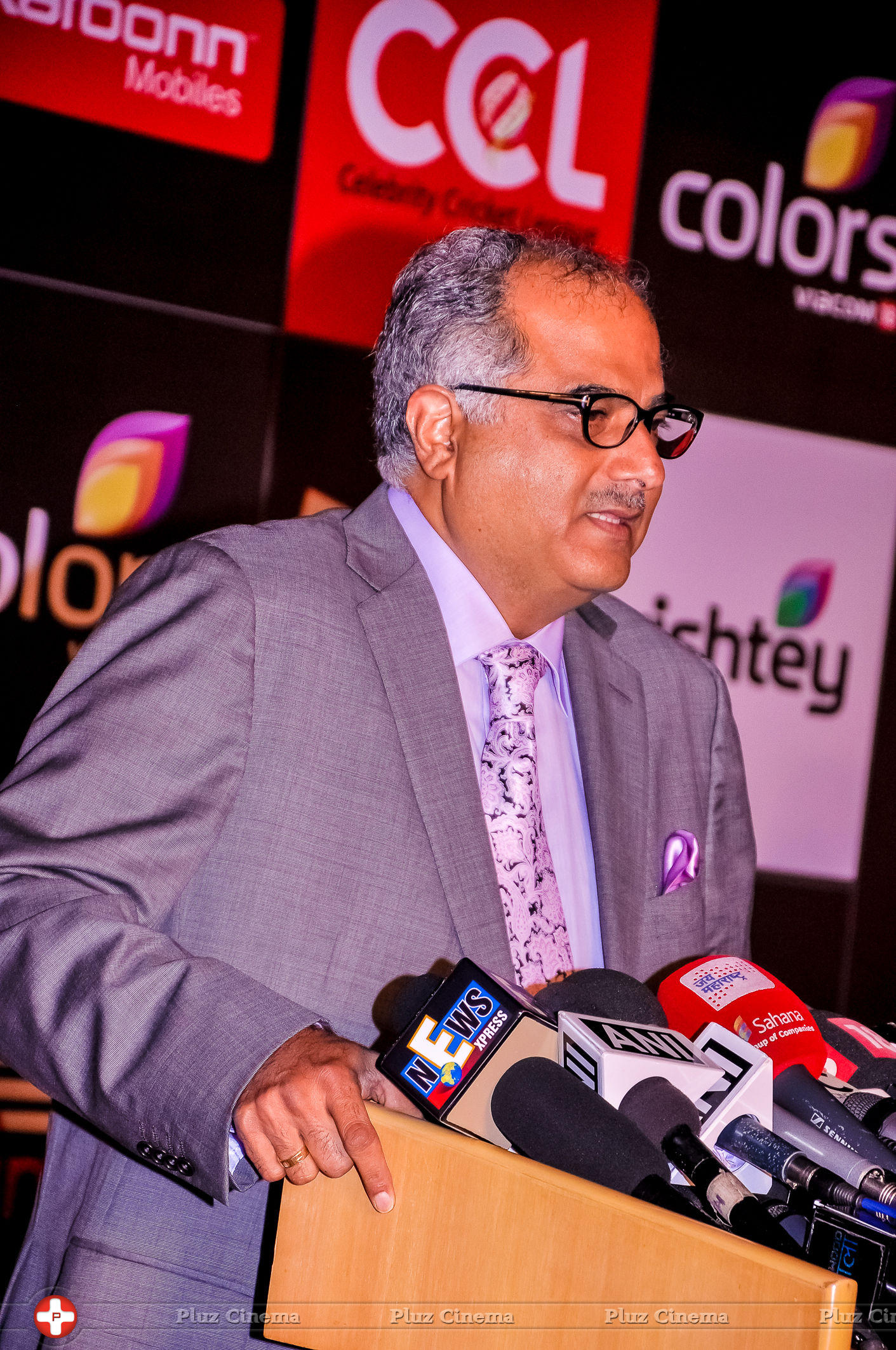Boney Kapoor - Celebrity Cricket League 4 Launch by Sachin Tendulkar Photos | Picture 683265