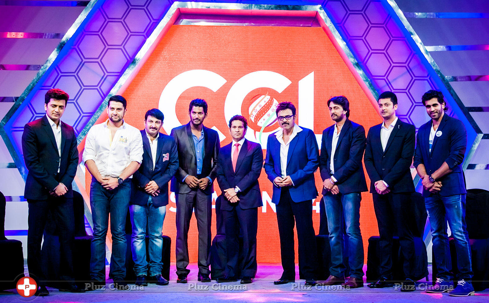 Celebrity Cricket League 4 Launch by Sachin Tendulkar Photos | Picture 683385
