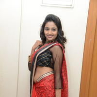 Amitha Rao Hot Saree Photos at Chandamama Kathalu Logo Launch | Picture 633861