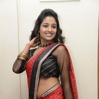 Amitha Rao Hot Saree Photos at Chandamama Kathalu Logo Launch | Picture 633874