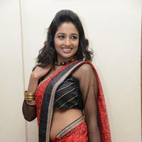 Amitha Rao Hot Saree Photos at Chandamama Kathalu Logo Launch | Picture 633875