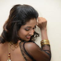 Amitha Rao Hot Saree Photos at Chandamama Kathalu Logo Launch | Picture 633879