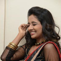 Amitha Rao Hot Saree Photos at Chandamama Kathalu Logo Launch | Picture 633890