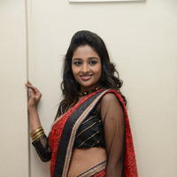 Amitha Rao Hot Saree Photos at Chandamama Kathalu Logo Launch | Picture 633895