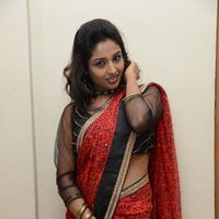 Amitha Rao Hot Saree Photos at Chandamama Kathalu Logo Launch | Picture 633910