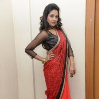 Amitha Rao Hot Saree Photos at Chandamama Kathalu Logo Launch | Picture 633925