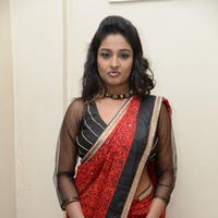 Amitha Rao Hot Saree Photos at Chandamama Kathalu Logo Launch | Picture 633926