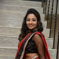 Amitha Rao Hot Saree Photos at Chandamama Kathalu Logo Launch | Picture 633928