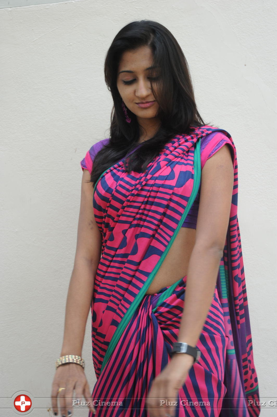 Akshaya Hot Saree Images at Adi Lekka Audio Success Meet | Picture 639424