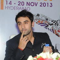Ranbir Kapoor - Ranbir Kapoor at Park Hotel in Hyderabad Pictures | Picture 638804