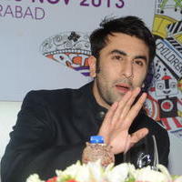 Ranbir Kapoor - Ranbir Kapoor at Park Hotel in Hyderabad Pictures | Picture 638807
