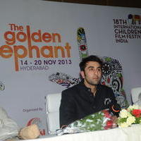 Ranbir Kapoor - Ranbir Kapoor at Park Hotel in Hyderabad Pictures | Picture 638907