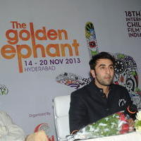 Ranbir Kapoor - Ranbir Kapoor at Park Hotel in Hyderabad Pictures | Picture 638908