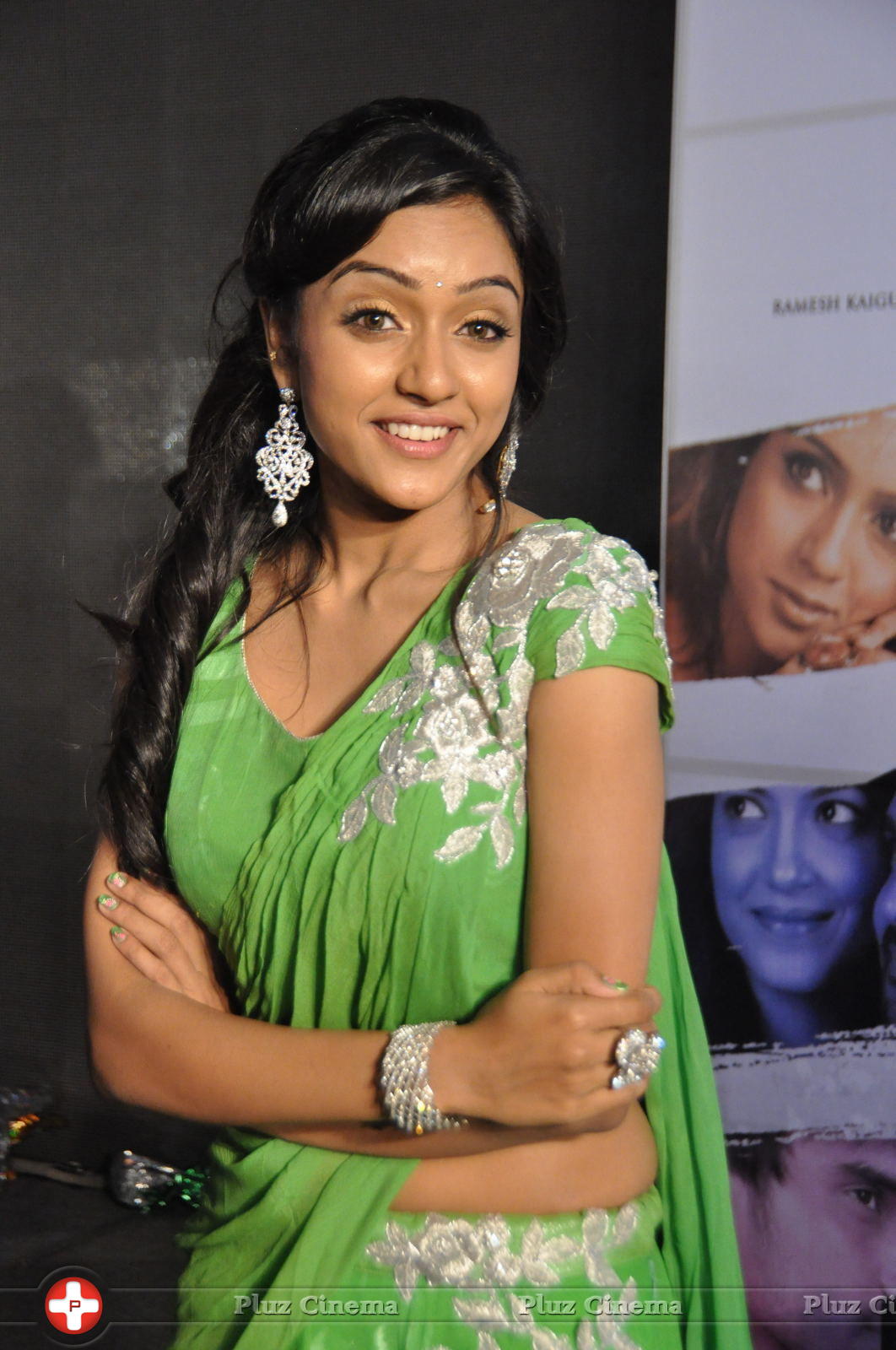 Vithika Hot in Green Half Saree Photos | Picture 615555