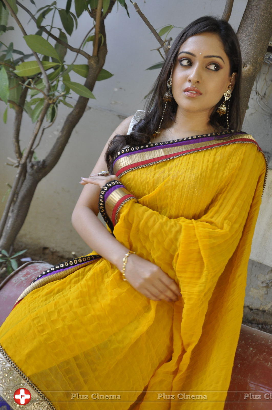 Anjana Saree Photos at Nenu Naa Friends Opening | Picture 585511