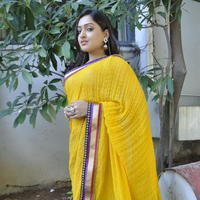 Anjana Saree Photos at Nenu Naa Friends Opening | Picture 585504