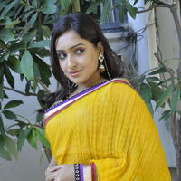 Anjana Saree Photos at Nenu Naa Friends Opening | Picture 585505