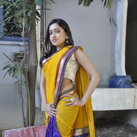 Anjana Saree Photos at Nenu Naa Friends Opening | Picture 585515