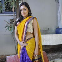 Anjana Saree Photos at Nenu Naa Friends Opening | Picture 585523