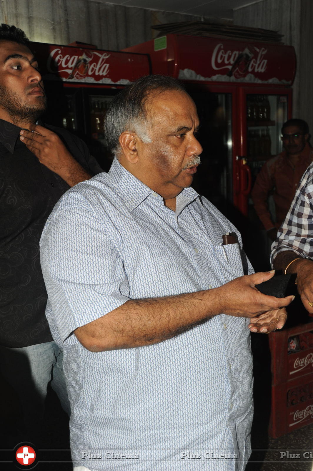 B. V. S. N. Prasad (Producer) - Attarintiki Daredi Fans Hungama At Sreeramulu Theatre Photos | Picture 586303