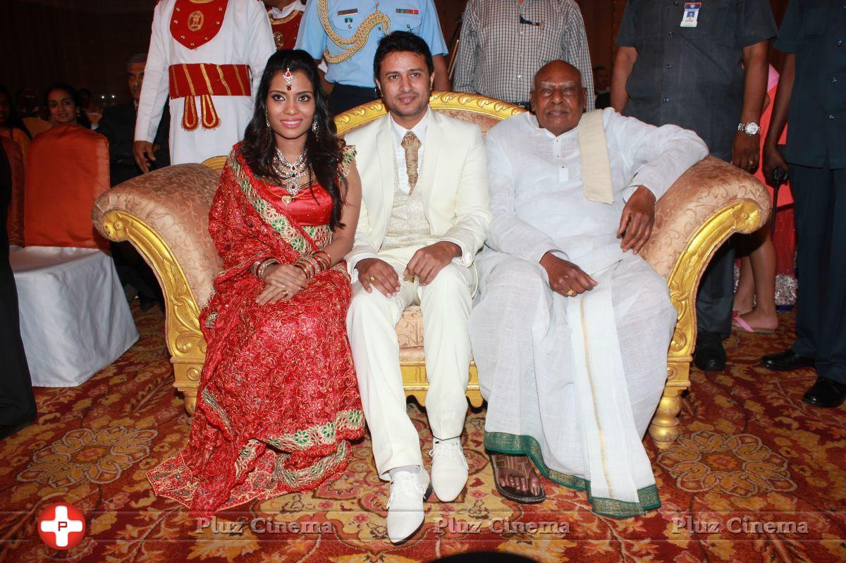 Actor Raja Amritha Marriage Reception Stills | Picture 748449