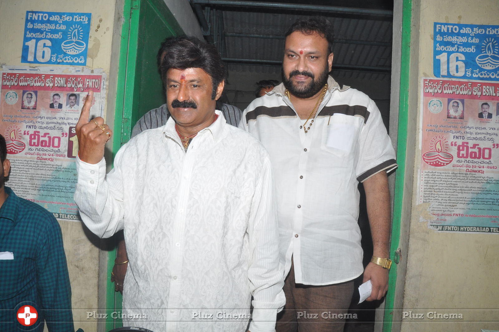Nandamuri Balakrishna - Celebrities Voting in Hyderabad Photos | Picture 750100