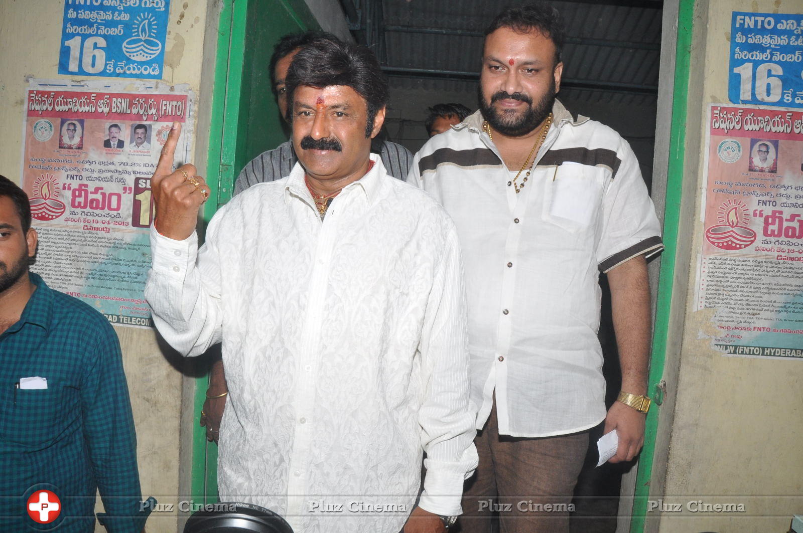 Nandamuri Balakrishna - Celebrities Voting in Hyderabad Photos | Picture 750101