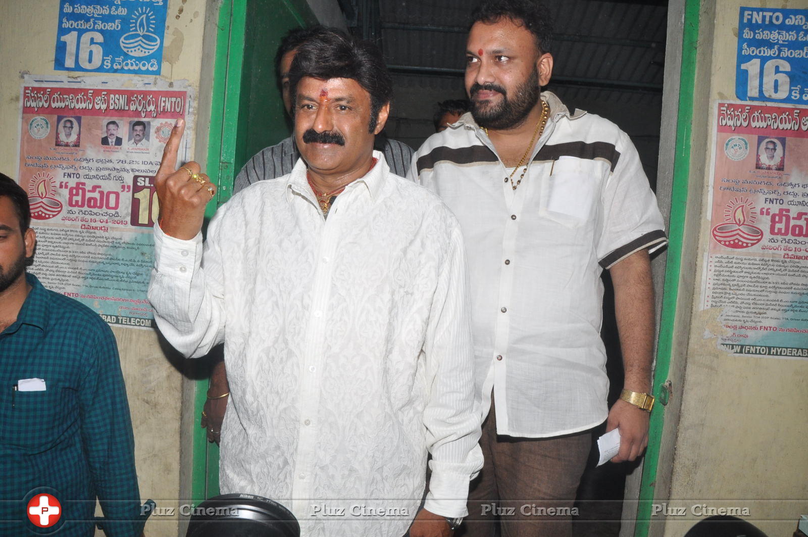 Nandamuri Balakrishna - Celebrities Voting in Hyderabad Photos | Picture 750102