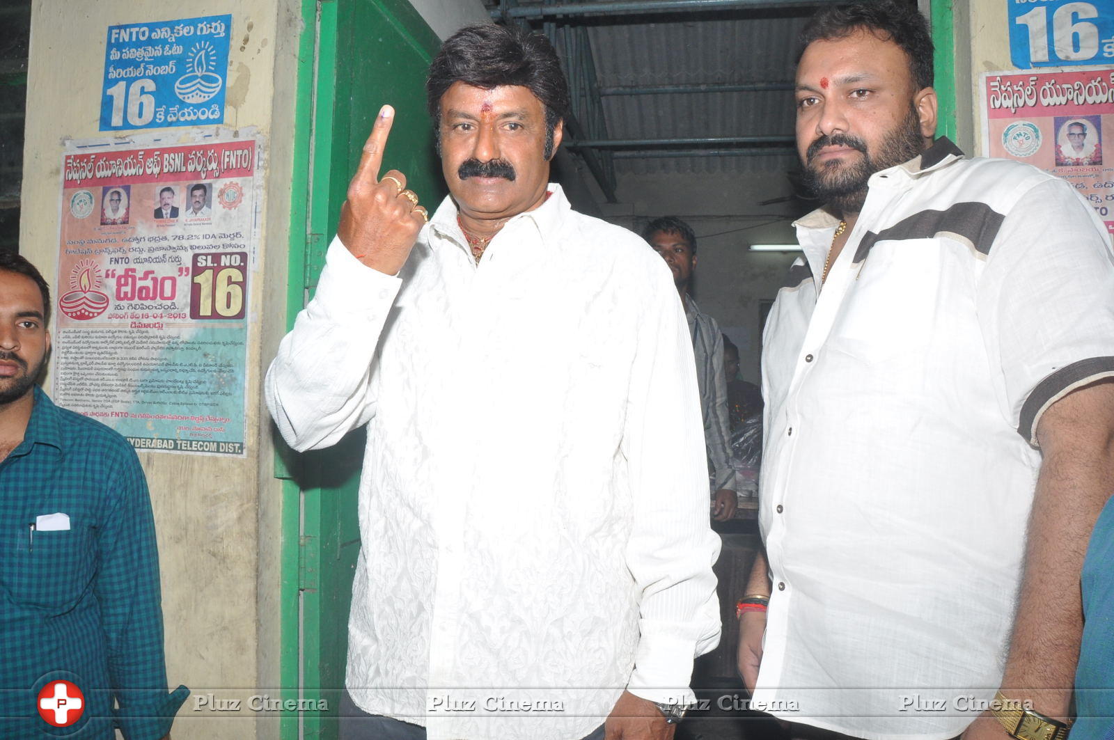 Nandamuri Balakrishna - Celebrities Voting in Hyderabad Photos | Picture 750107