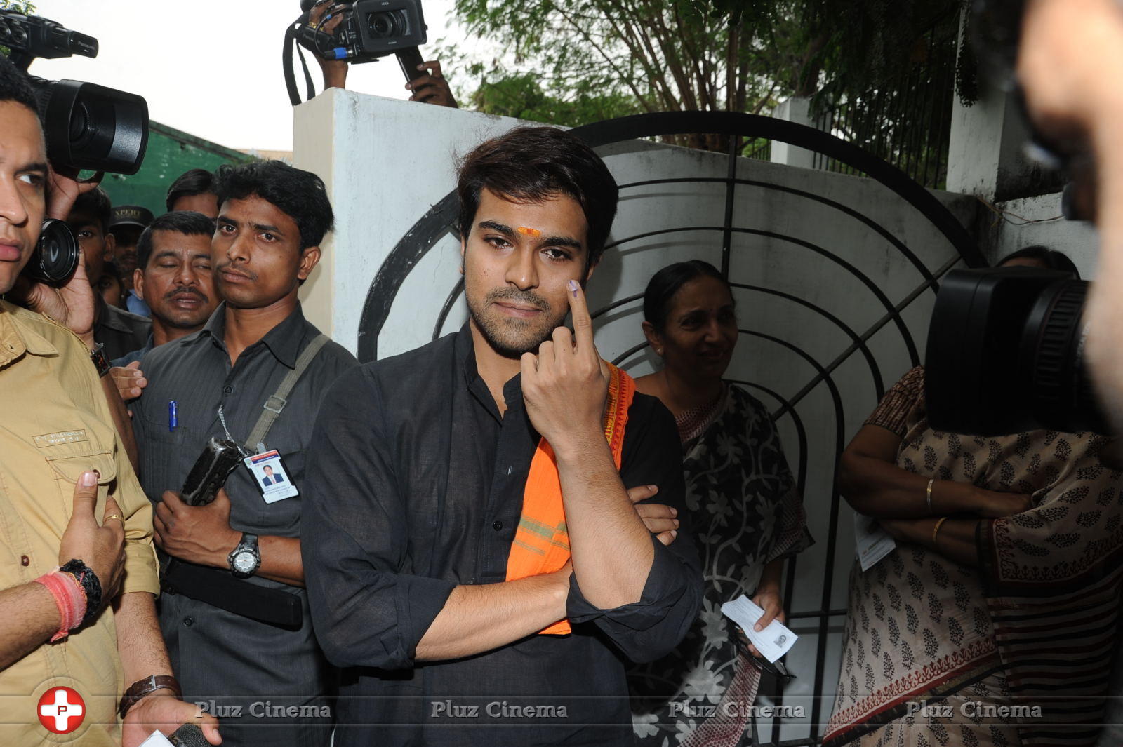 Ram Charan Teja - Celebrities Voting in Hyderabad Photos | Picture 750296