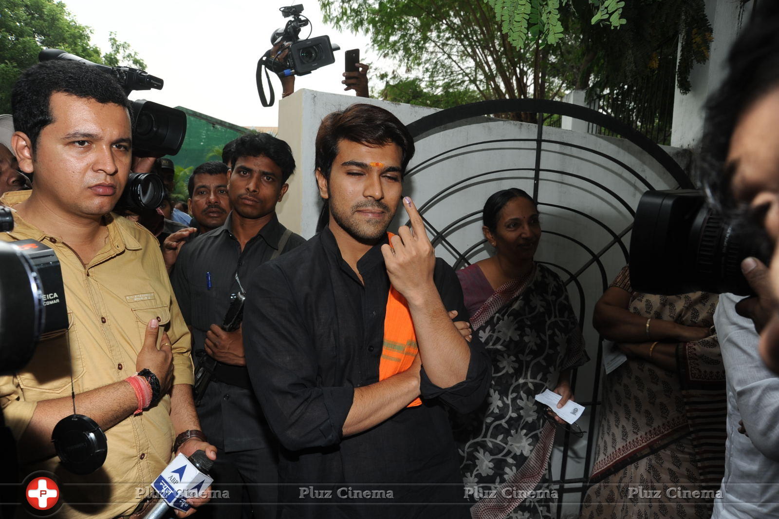 Ram Charan Teja - Celebrities Voting in Hyderabad Photos | Picture 750299