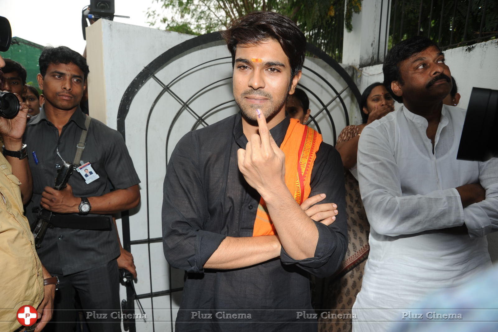 Ram Charan Teja - Celebrities Voting in Hyderabad Photos | Picture 750305