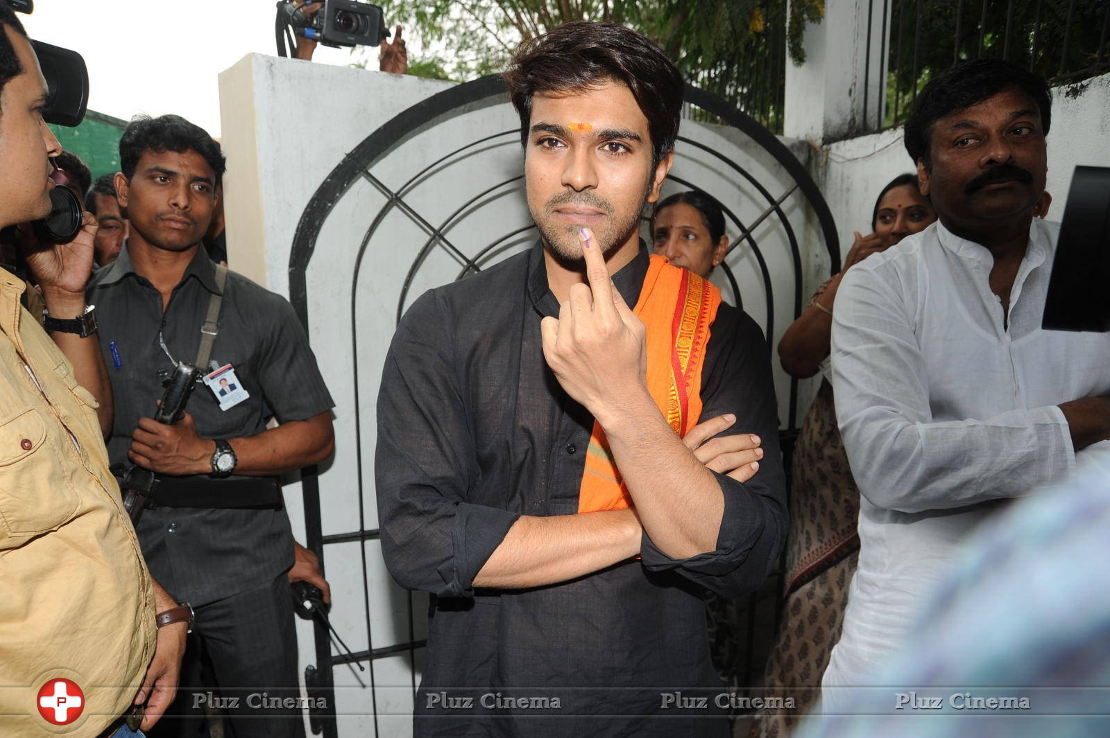 Ram Charan Teja - Celebrities Voting in Hyderabad Photos | Picture 750307